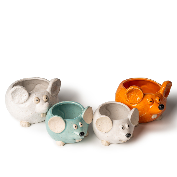 Pemegang Lilin Seramik Berbentuk Tetikus: Membawa Kelucuan dan Kehangatan Ke Kehidupan