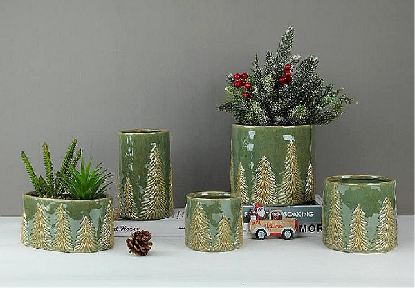 Tajuk berita: Ingin menjadikan hiasan Krismas mempunyai suasana yang lembut? Adakah pasu pain timbul seramik ini akan menjadi kegemaran baharu anda?