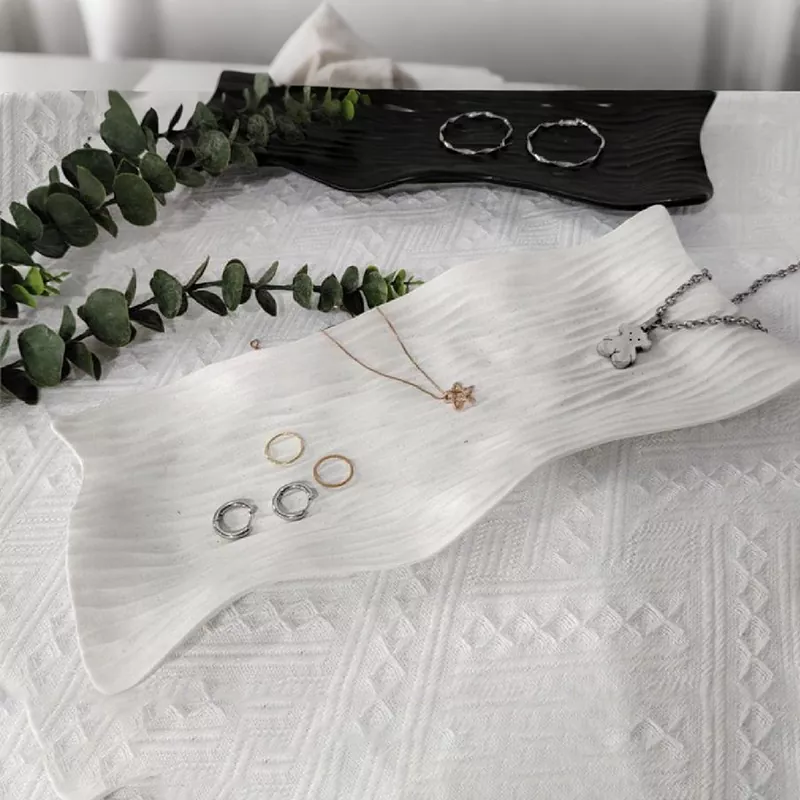 Dulang perhiasan vintaj mewah seramik