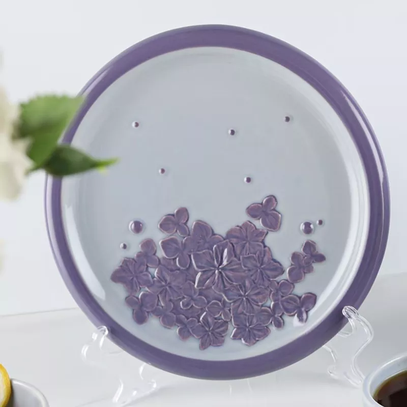 Plat seramik yang dicat dengan mesin basuh pinggan mangkuk