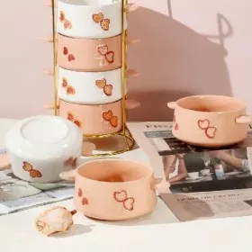 Mesin basuh pinggan mangkuk selamat dicat mangkuk seramik