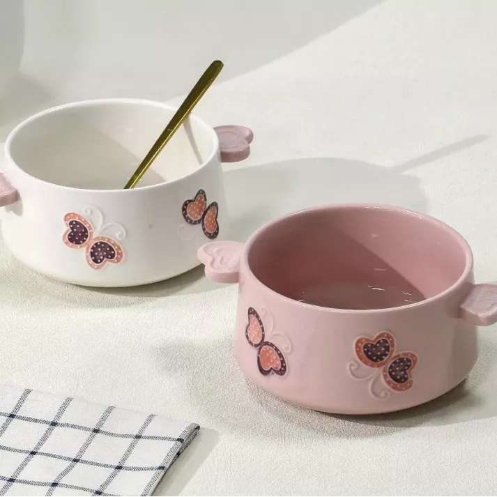 Mesin basuh pinggan mangkuk selamat dicat mangkuk seramik