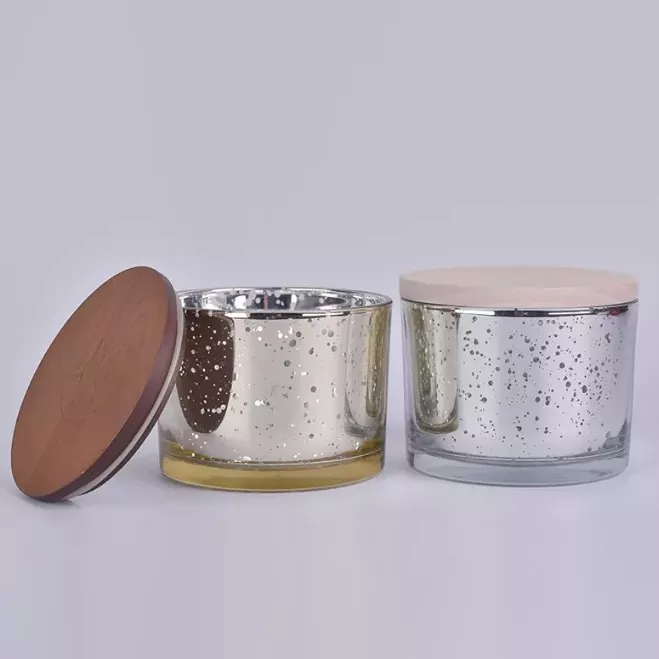 Pemegang lilin kaca bulat